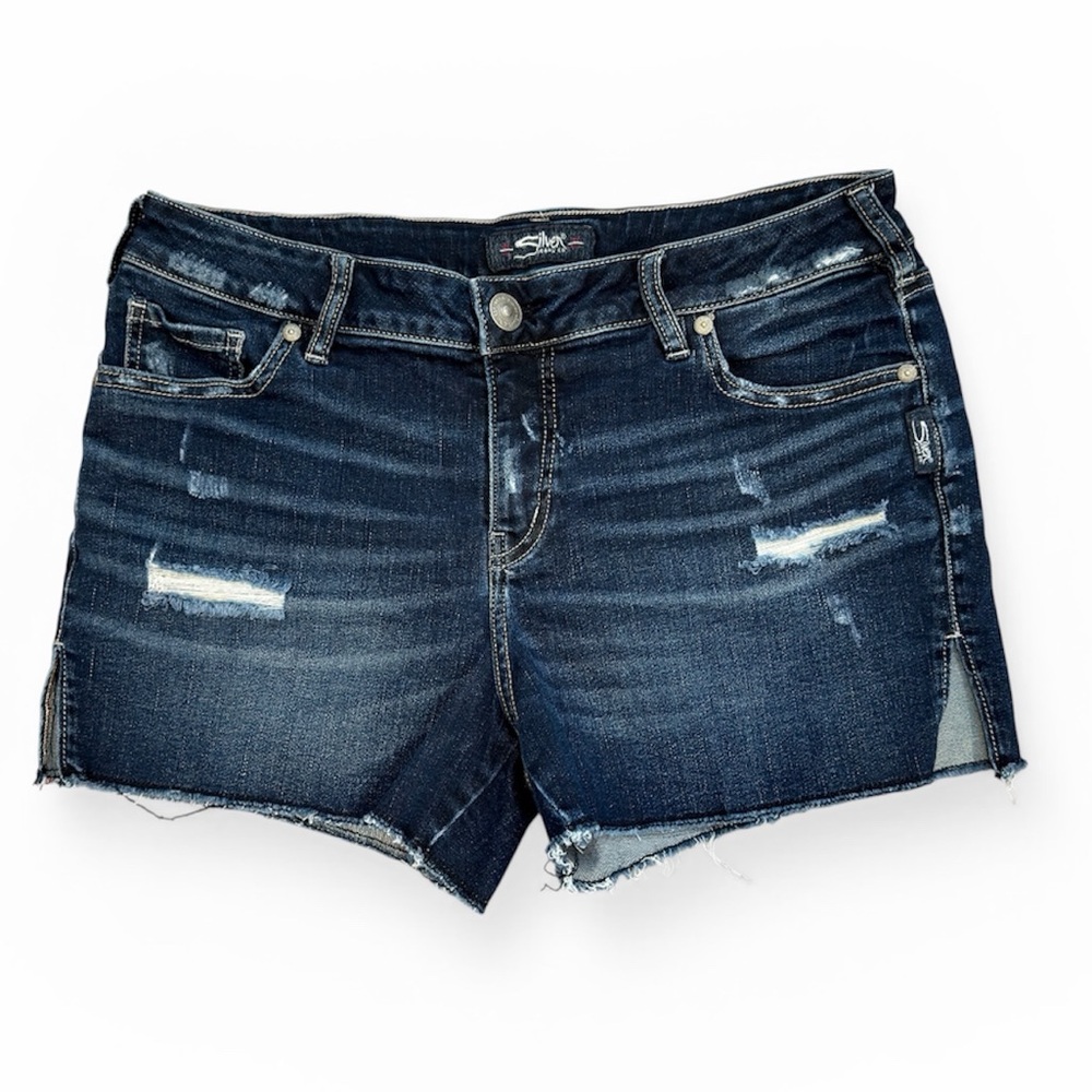Silver Elyse Jean Shorts